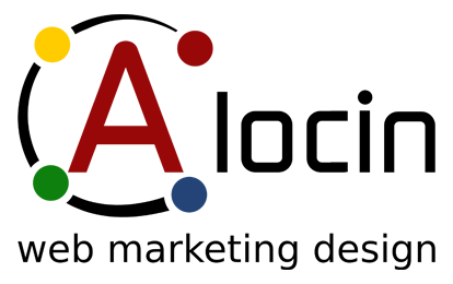 Alocin · Web marketing design SEO Freelance Wordpress logo